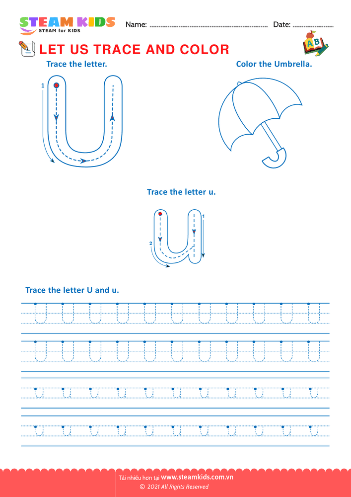 Trace and Color - B24 Trace and Color 4-6 tuổi