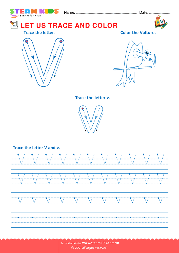 Trace and Color - B24 Trace and Color 4-6 tuổi