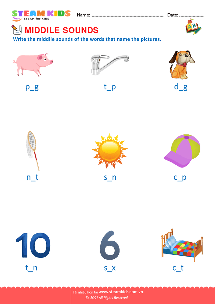 Identify vowels - B1