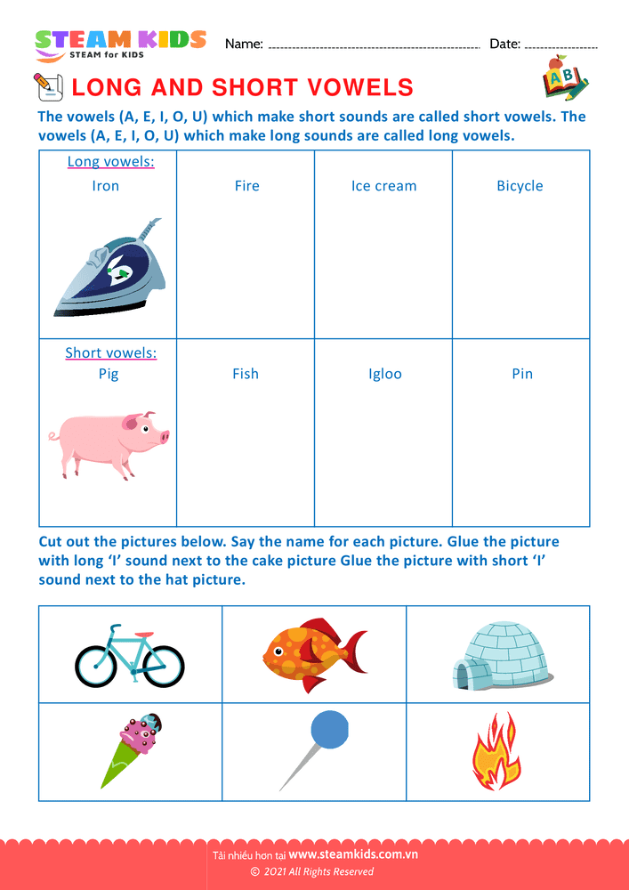 Long and short vowels - B15