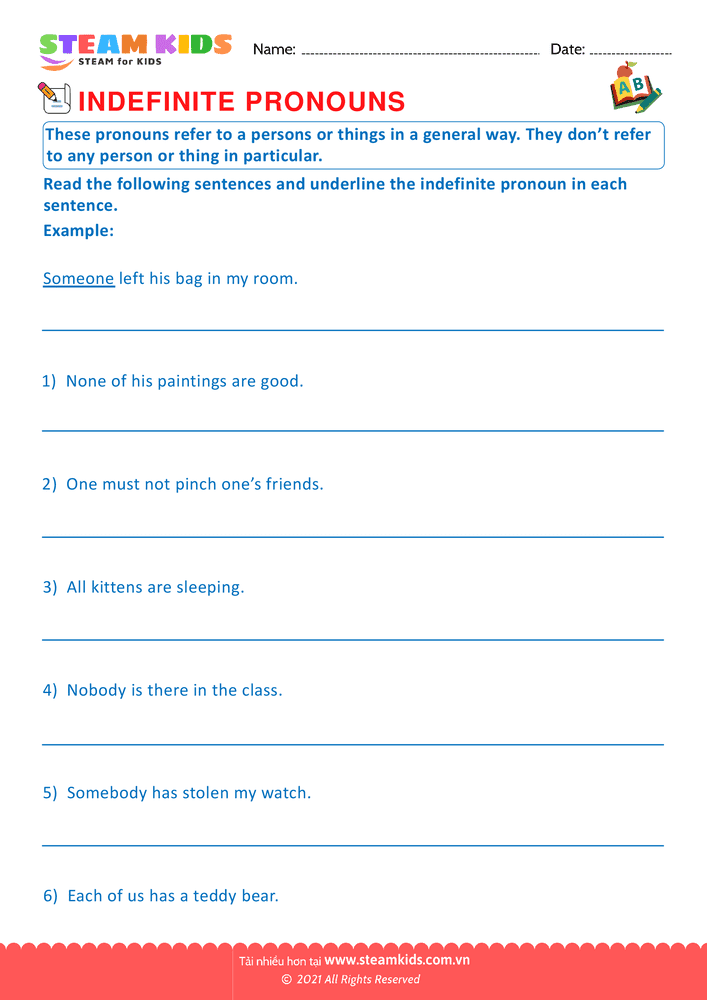 Identify Pronouns - B4