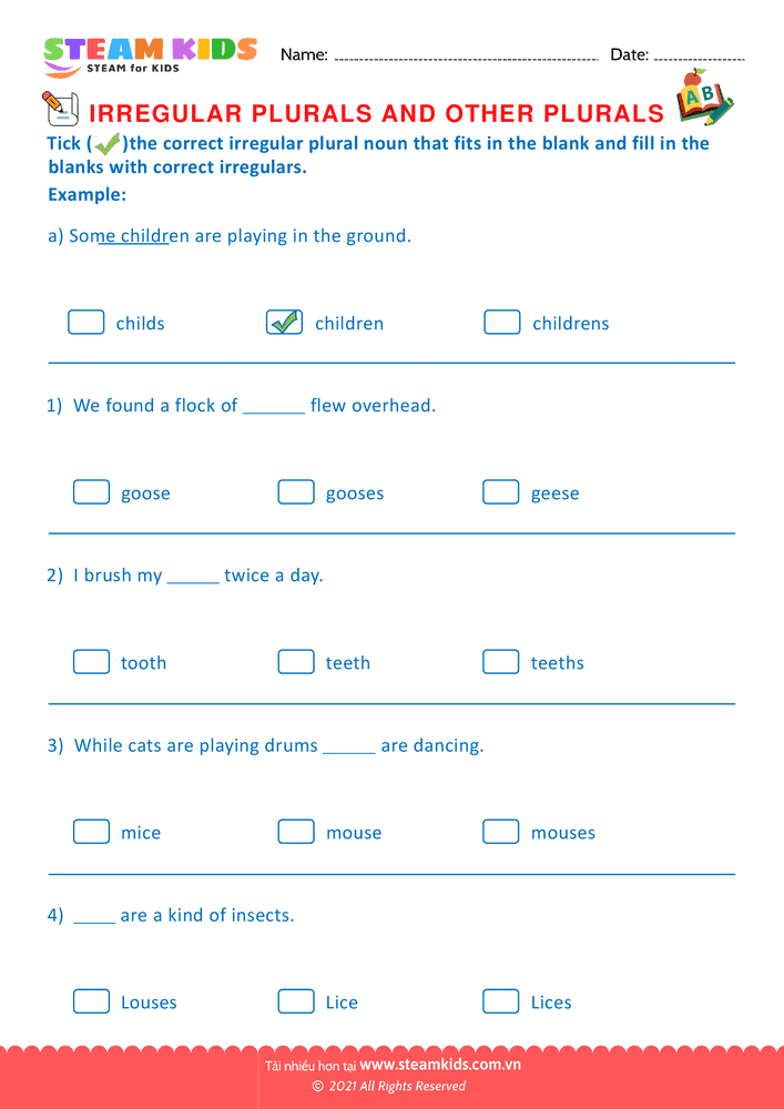 Identify nouns - B15