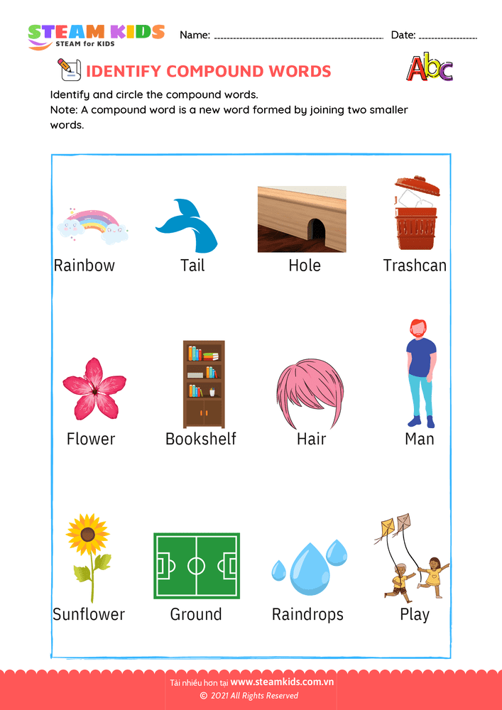Find Compound words - B12