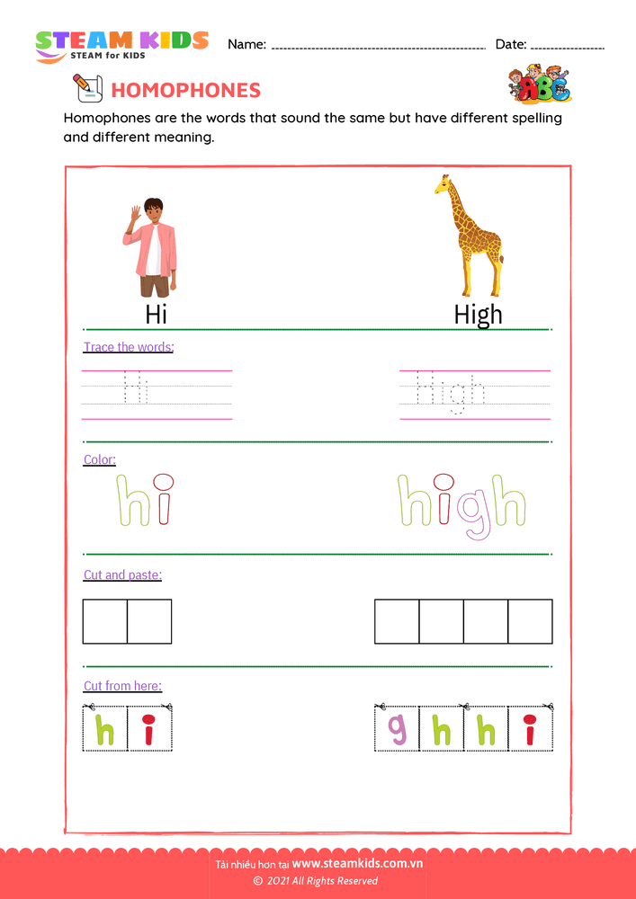 Match homophones - B15
