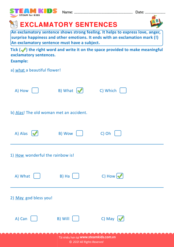 Interrogative sentence - B1