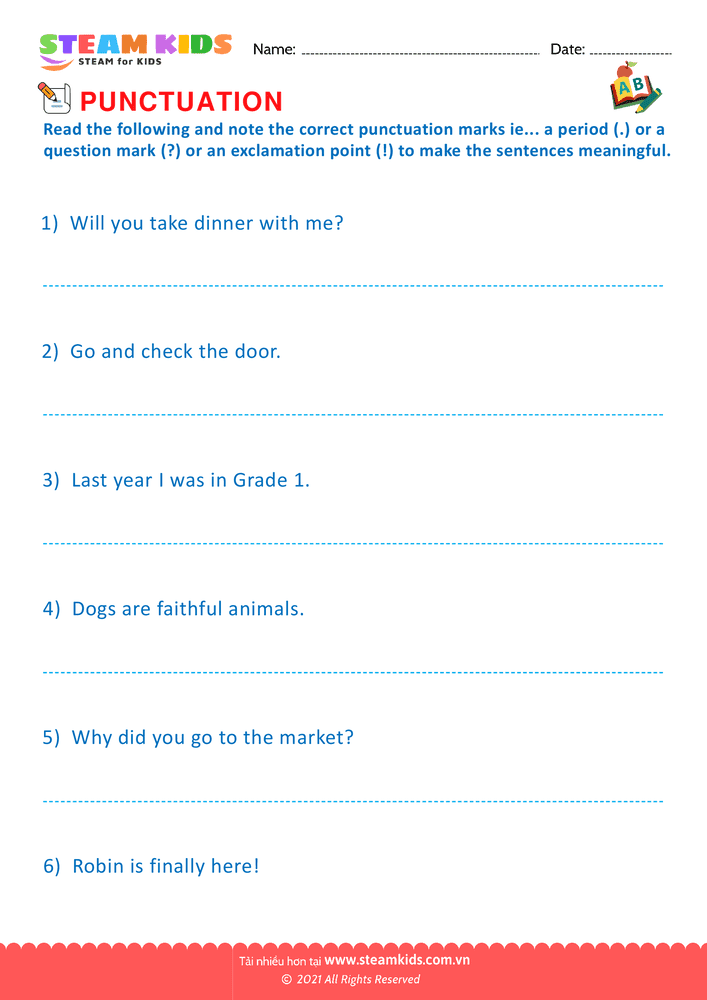 Indentify the sentence type - B1