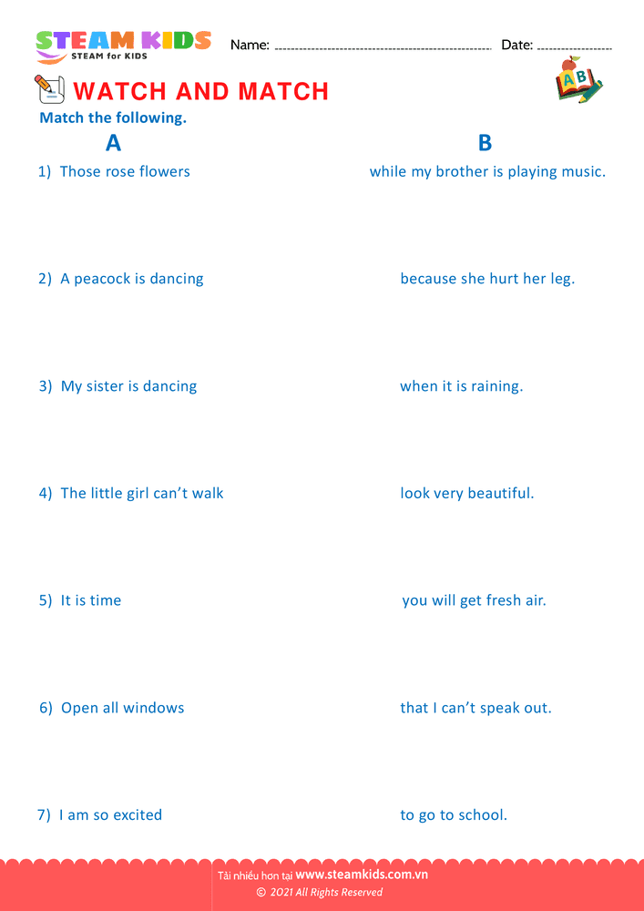 Watch and Match - B1