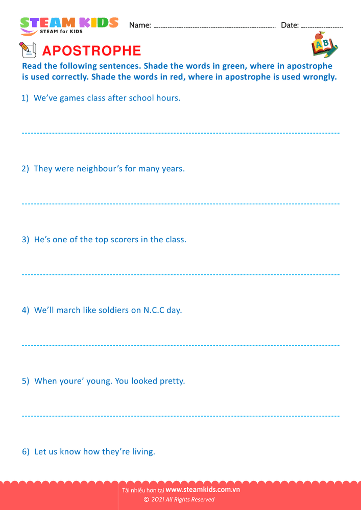 Meaningful sentences - B2