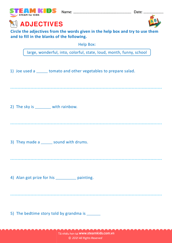 Formation of adjectives - B1