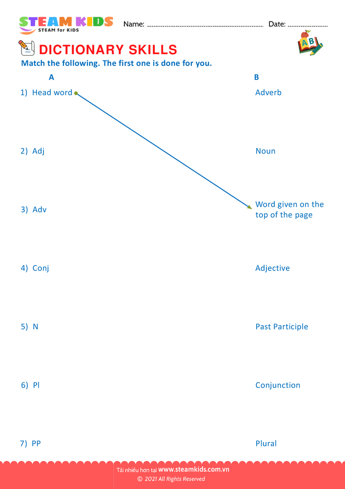 Dictionary Skills - B8