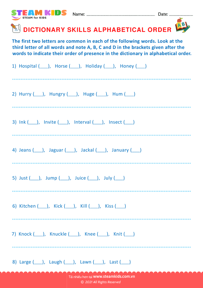 Dictionary Skills - B32 Dictionary Skills Lớp 2