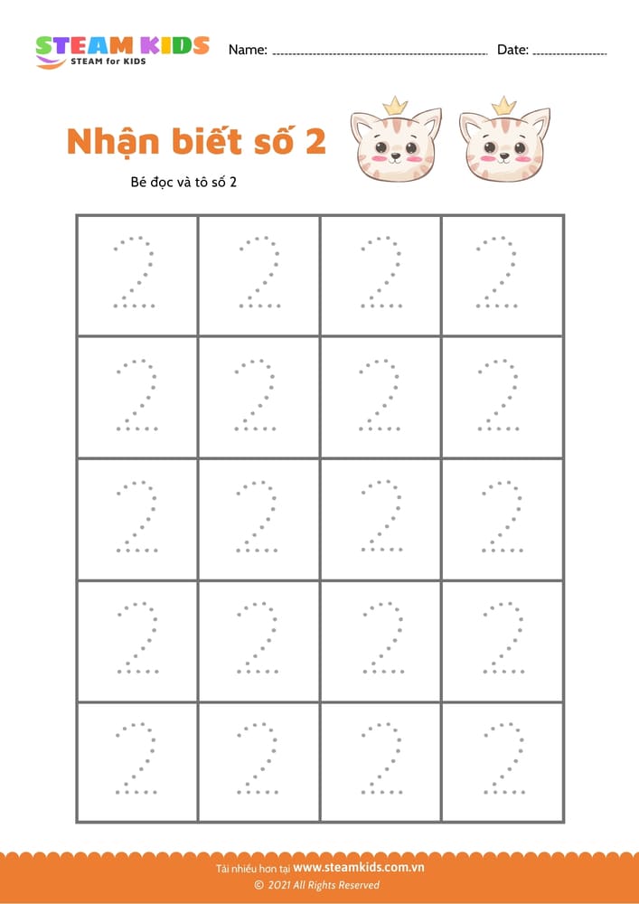 Nhận biết số - B13