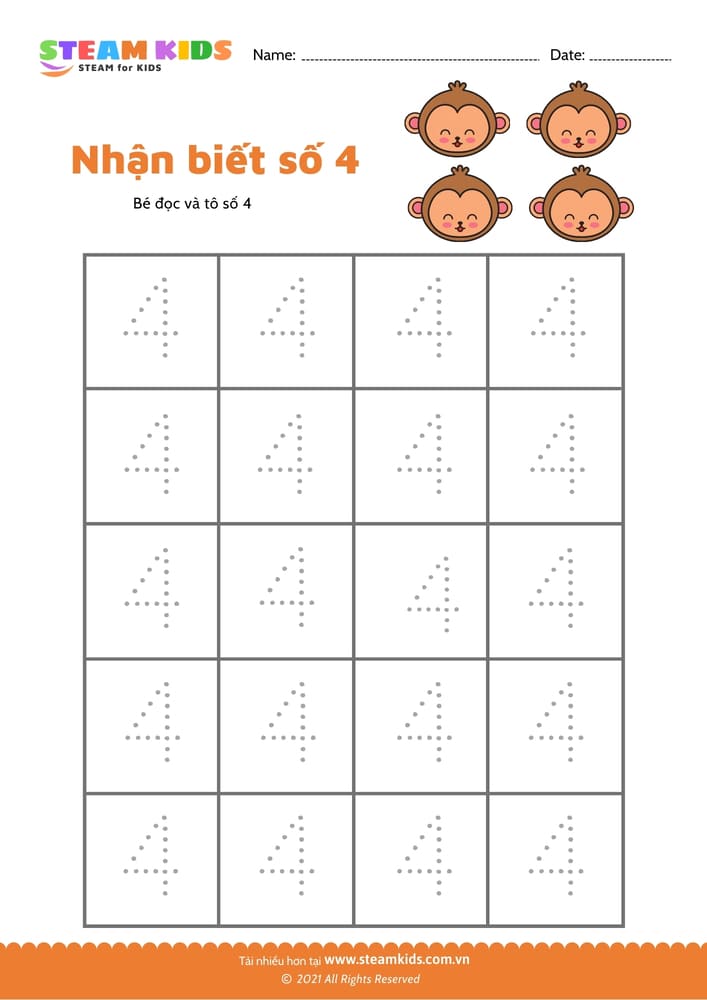 Nhận biết số - B13