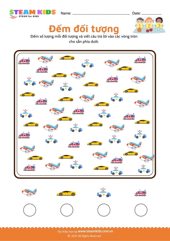 Đếm đối tượng - B1