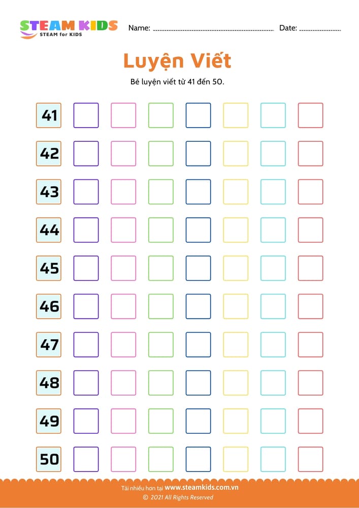 Sắp xếp số theo thứ tự - B5