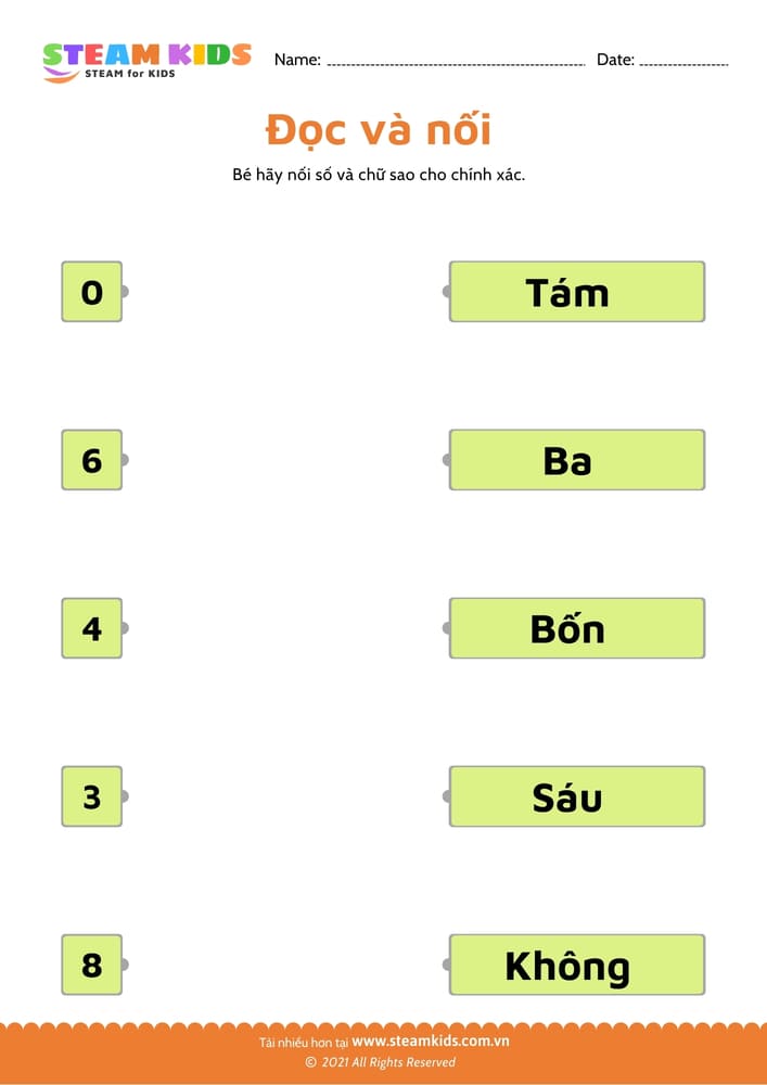 Đọc và nối - B21