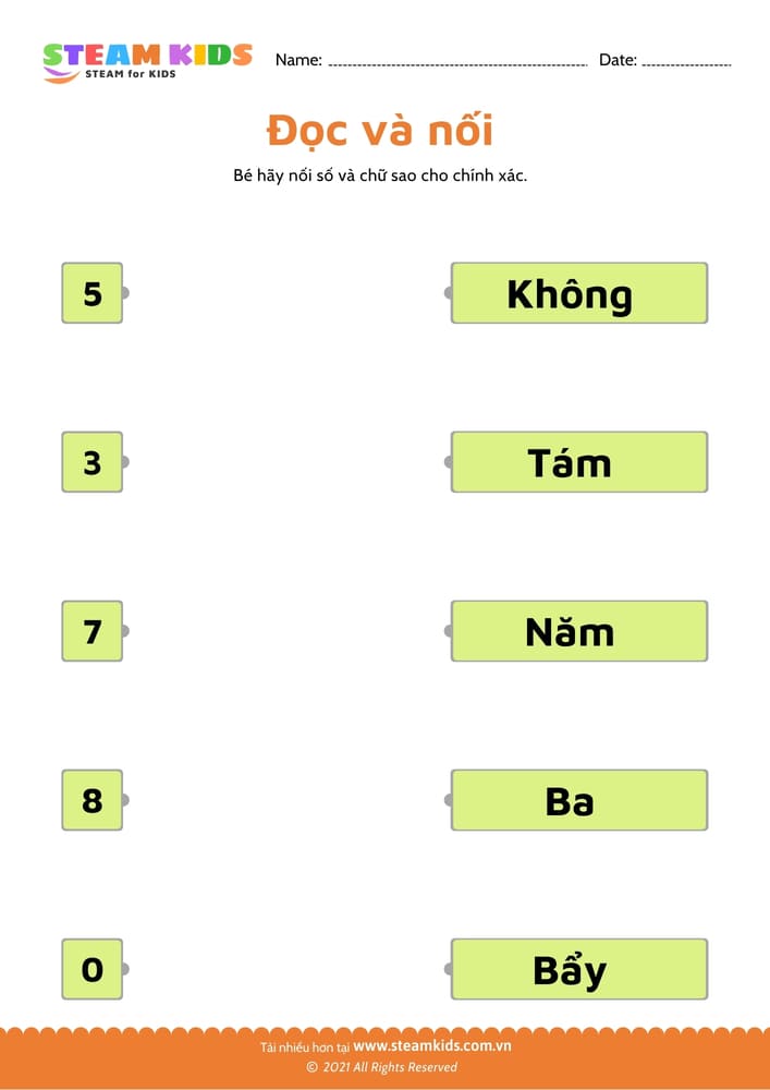 Đọc và nối - B21