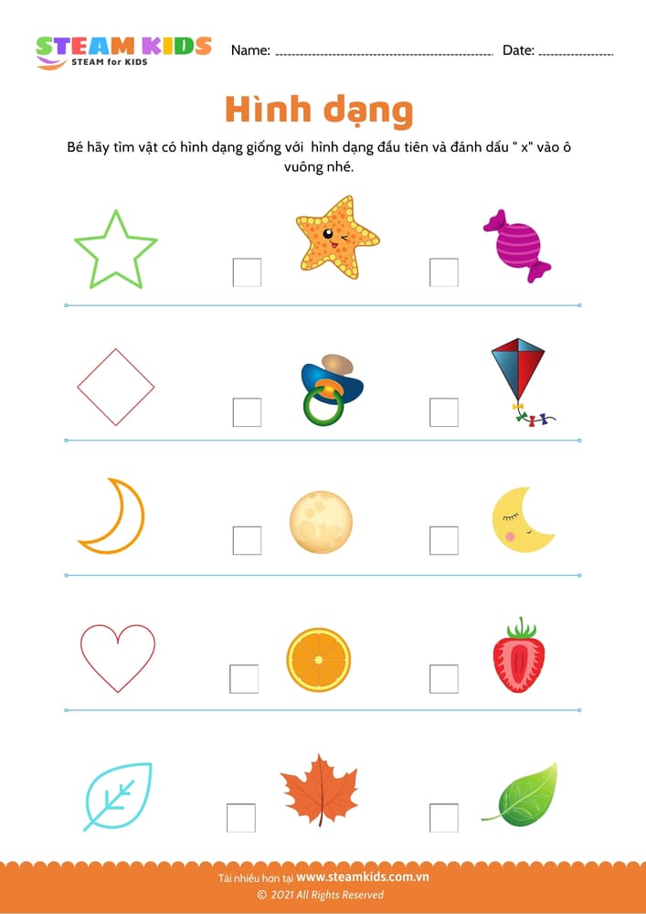 Hình giống nhau - B4