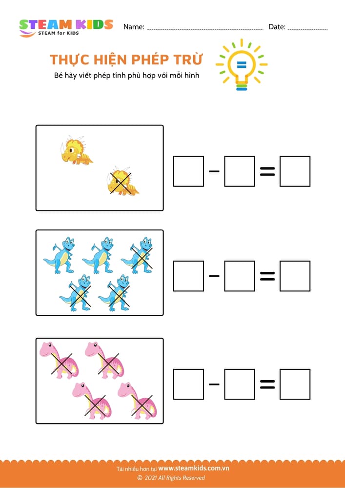 Thực hiện phép trừ - B48