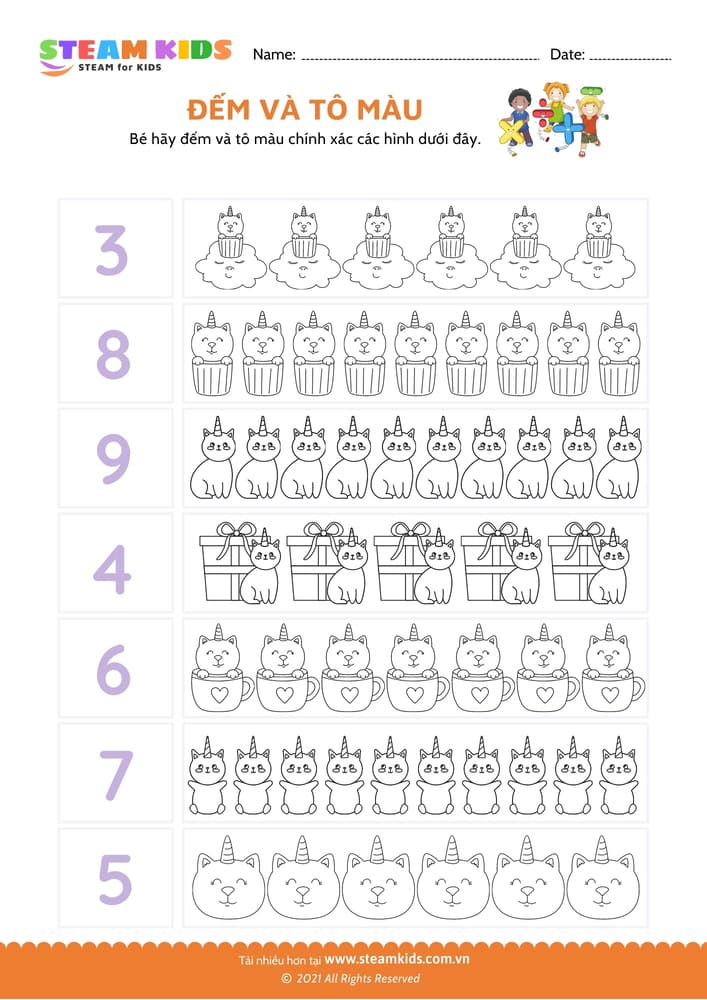 Đếm các hình học - B1
