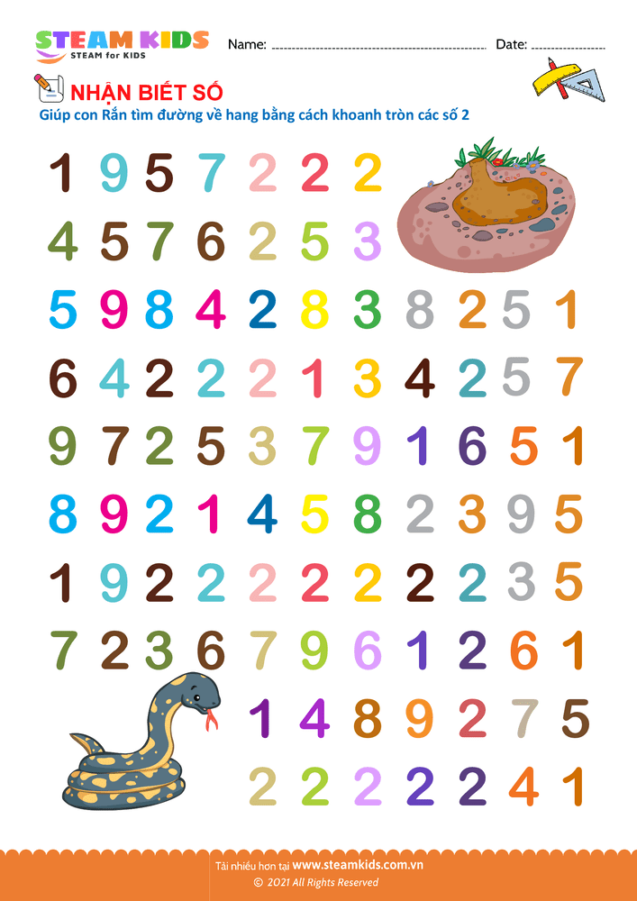 Nhận biết số - B39