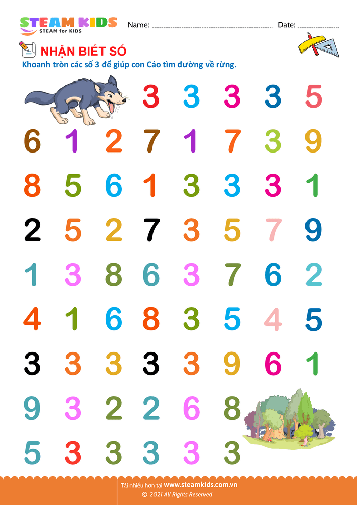 Nhận biết số - B39