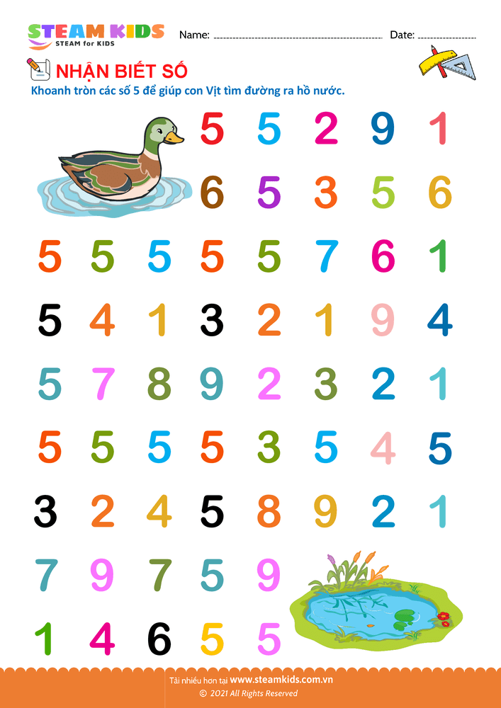 Nhận biết số - B49