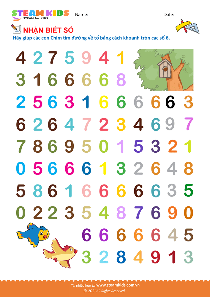 Nhận biết số - B49