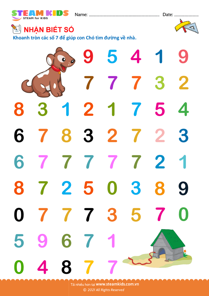 Nhận biết số - B49