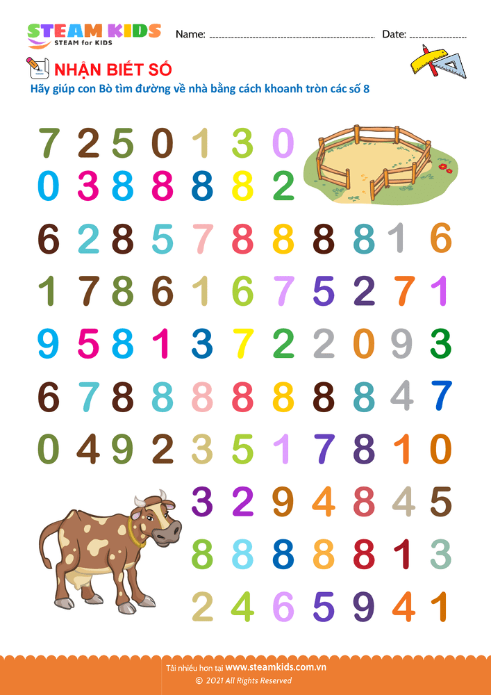 Nhận biết số - B49