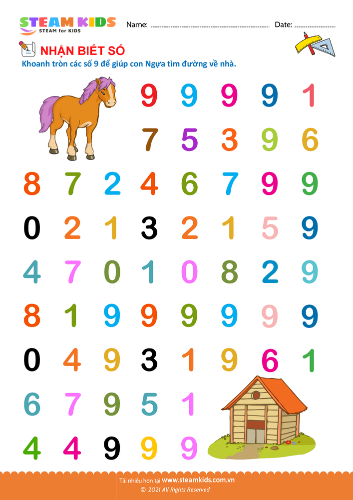 Nhận biết số - B49