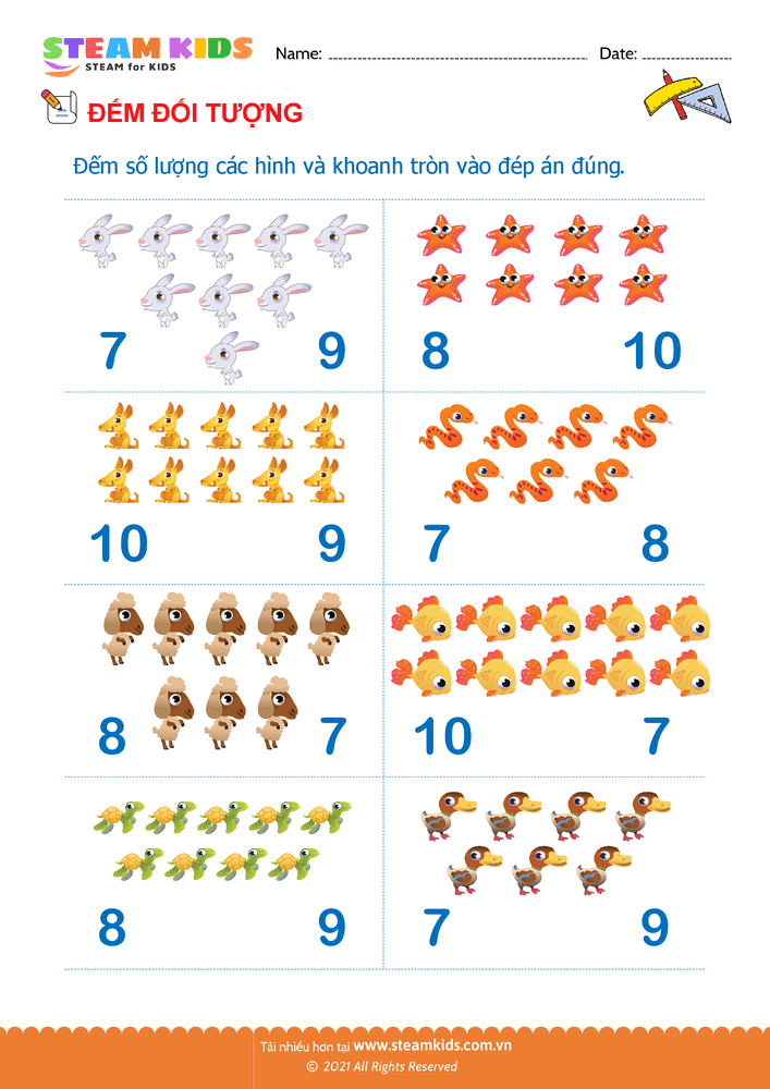 Đếm các hình học - B1