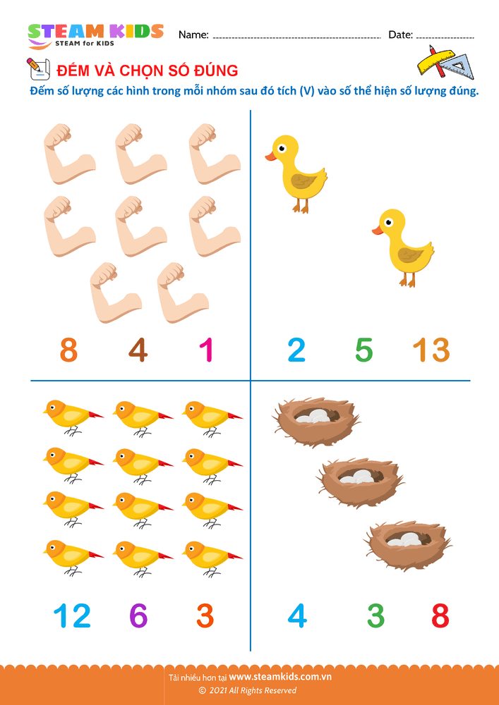 Đếm và cộng - B3