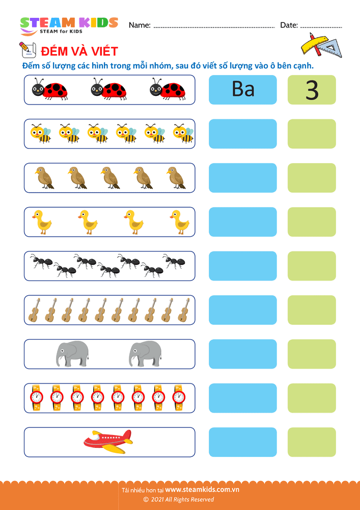 Đến và viết - B19