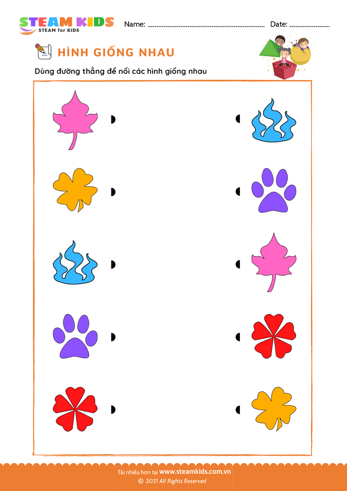 Hoàn thành các hình - B2