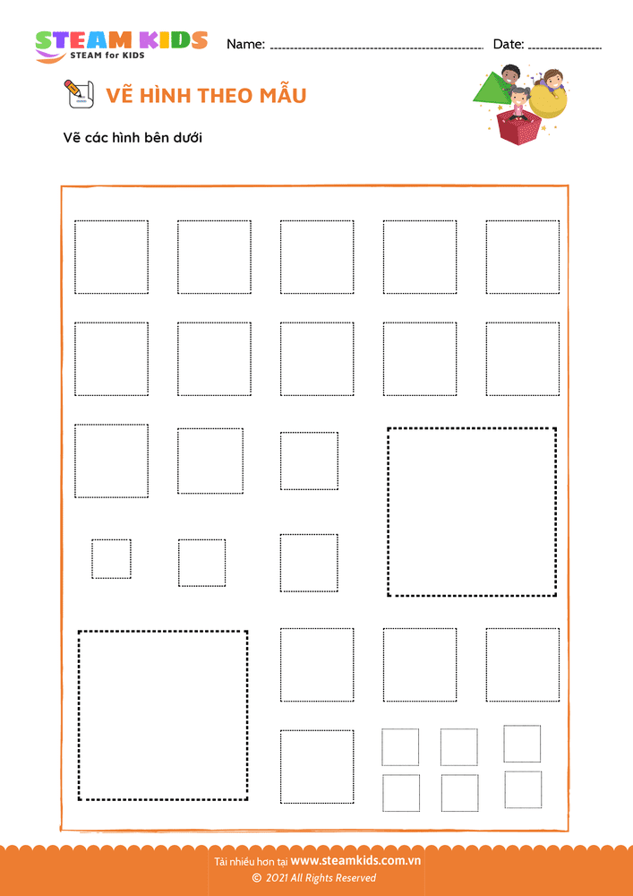 Sắp xếp hình dạng - B1