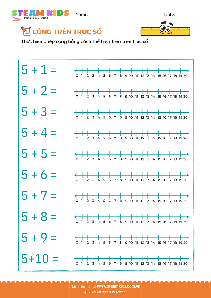 Cộng phạm vi 10 - B17