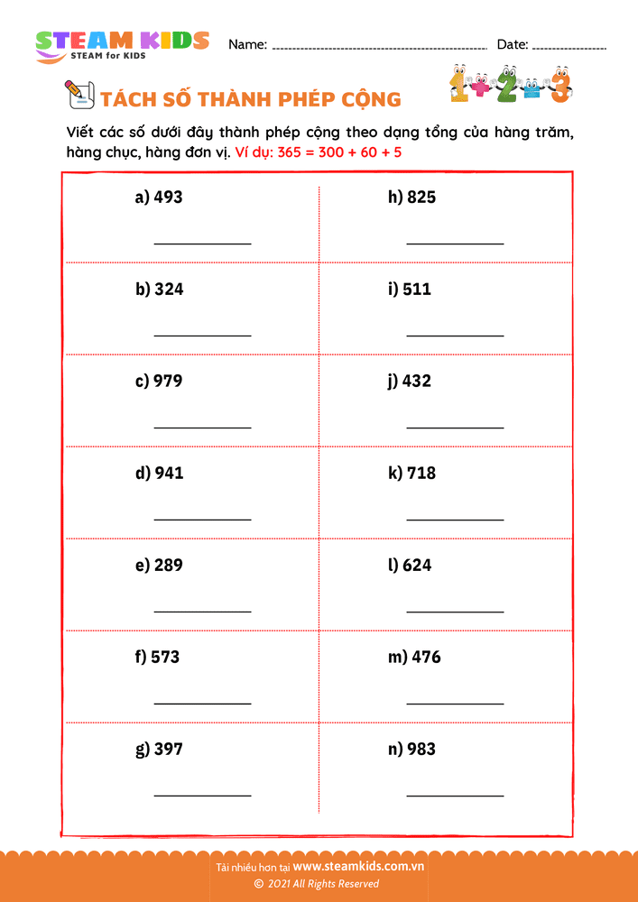 Cộng phạm vi 20 - B6