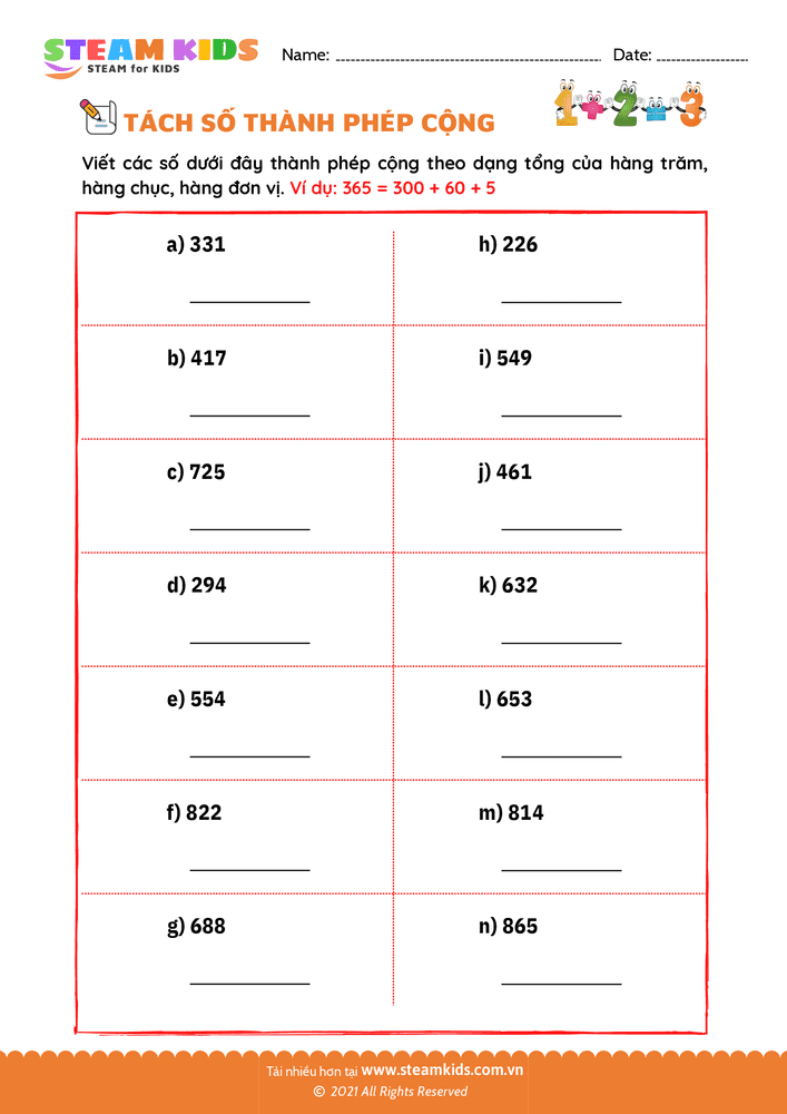 Cộng phạm vi 20 - B6
