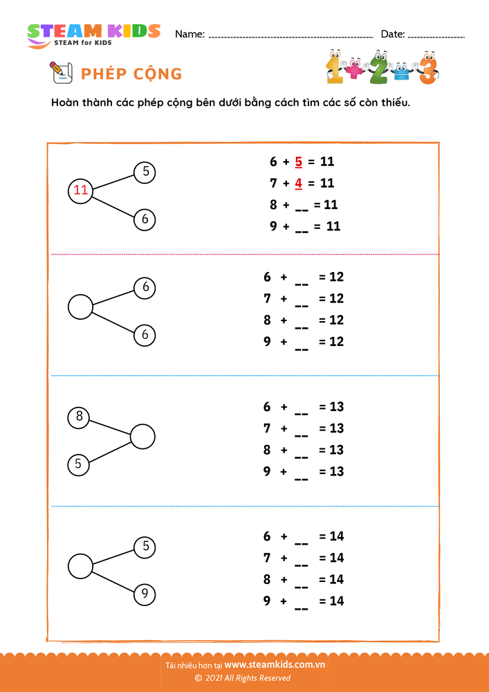 Cộng phạm vi 20 - B6