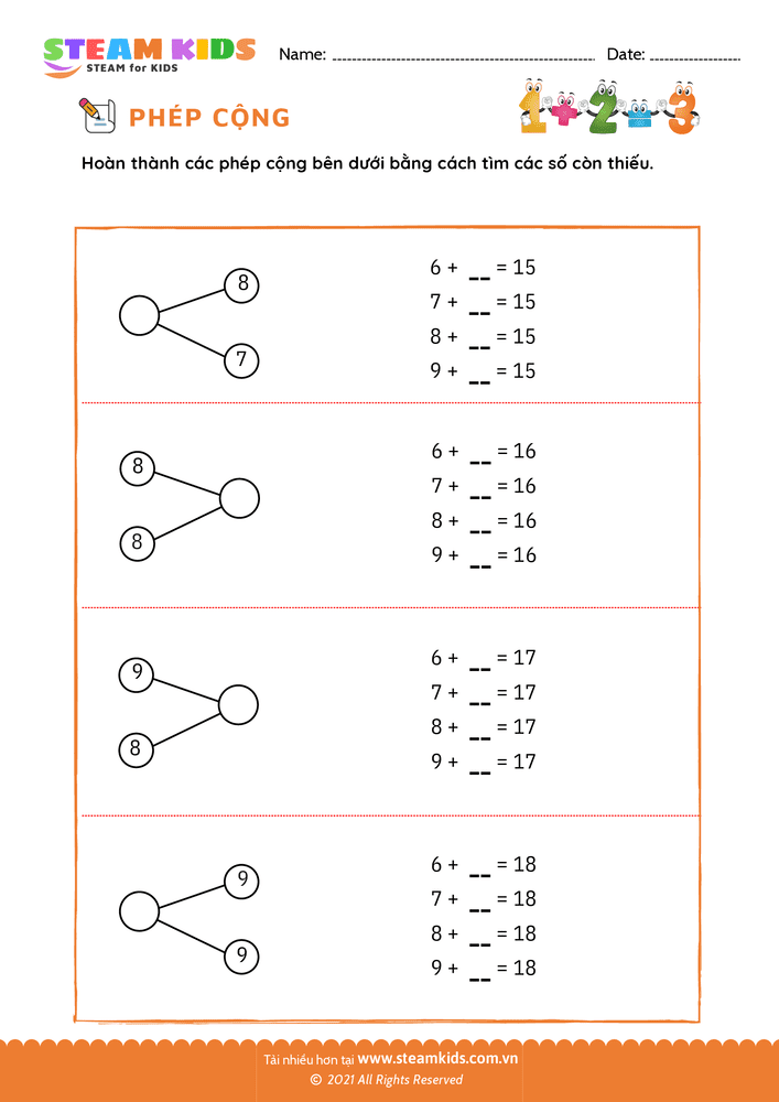 Cộng phạm vi 20 - B6