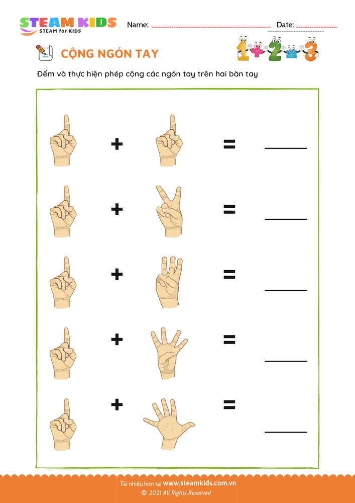 Cộng với que tính - B21