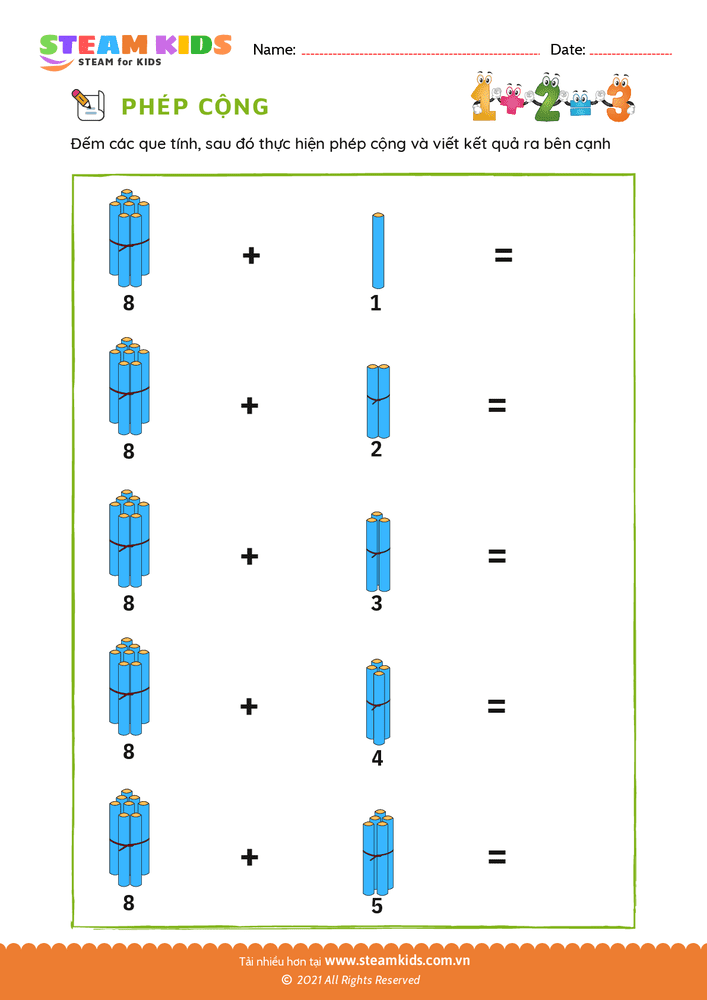 Cộng với que tính - B25