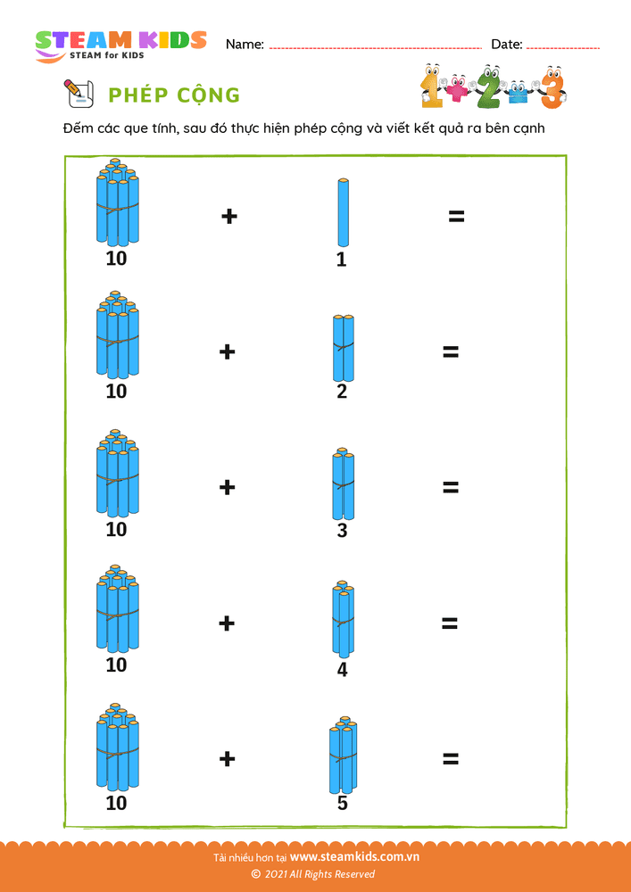 Cộng với que tính - B25