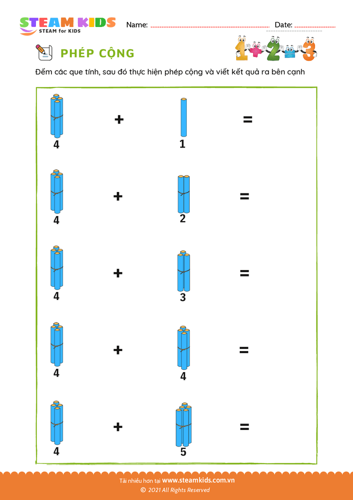 Cộng với que tính - B37