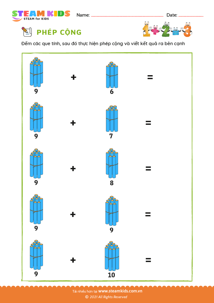 Cộng với que tính - B25