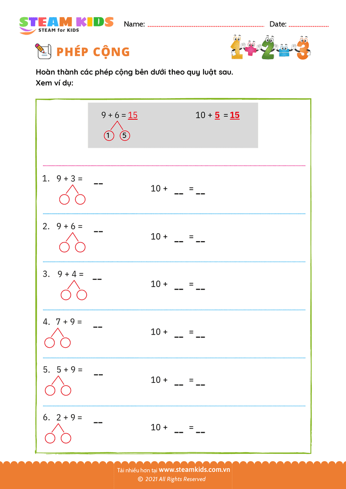 Phép cộng 3 số - B9