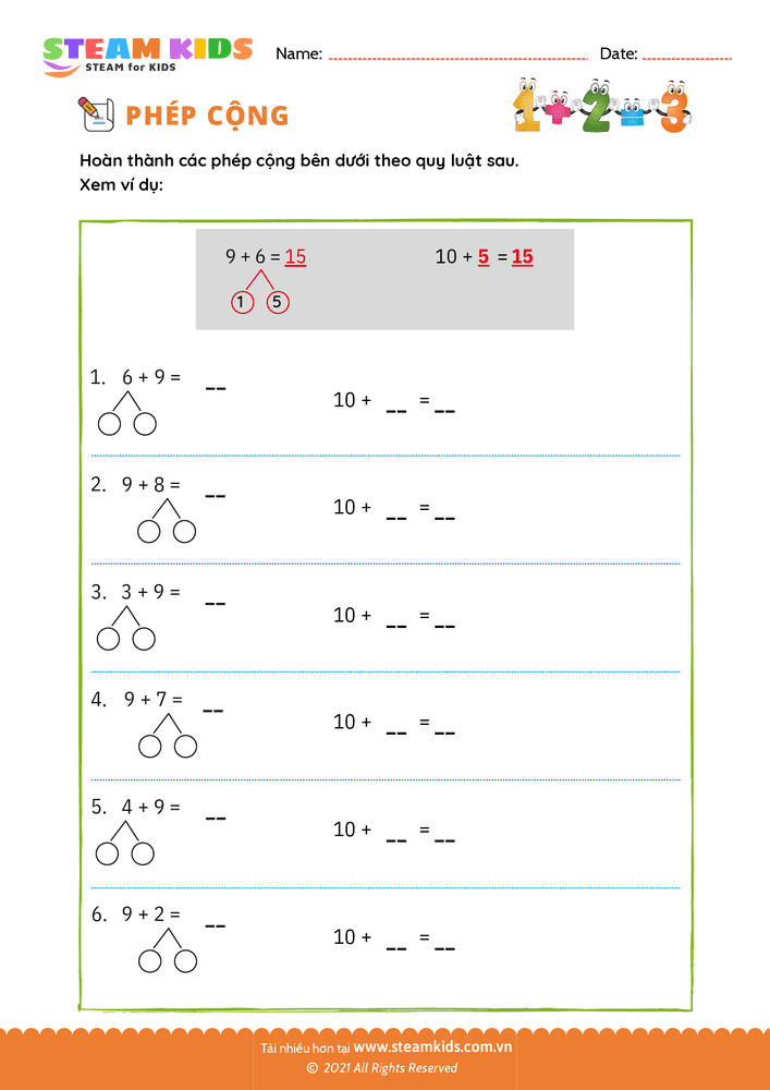 Phép cộng 3 số - B9