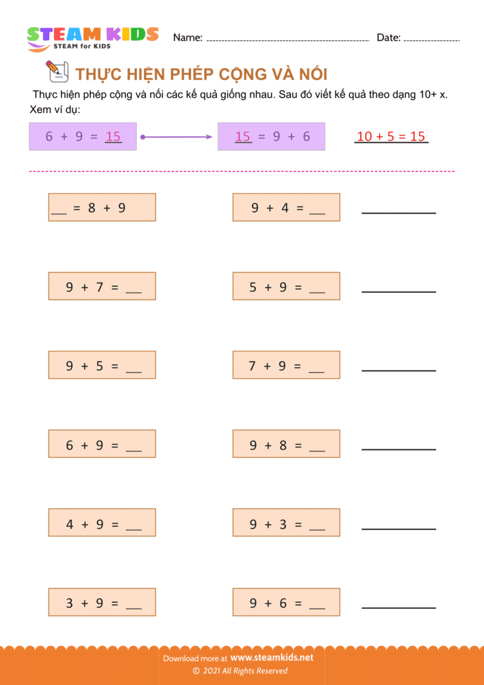 Nối hình tương ứng - B7