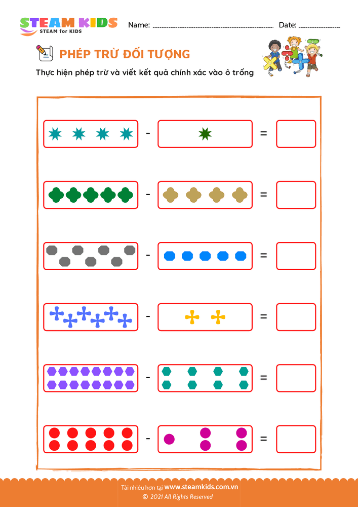 Phép trừ đối tượng - B10